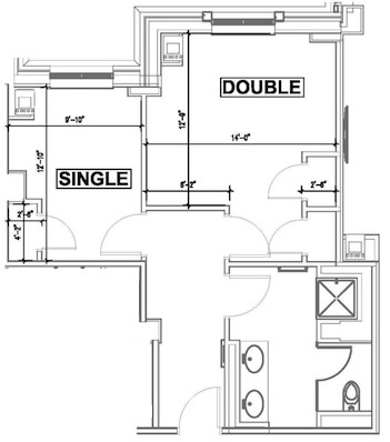 Dorm Couples Suite Image